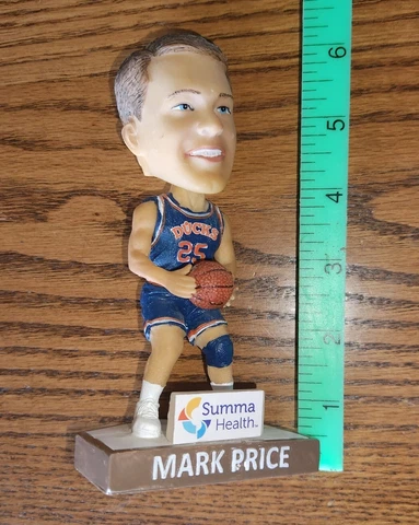 2018 AKRON RUBBERDUCKS MARK PRICE SGA BOBBLEHEAD BASKETBALL No Box Cover