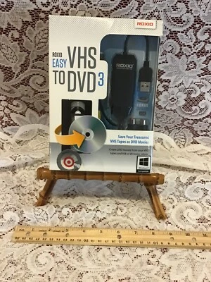 Roxio Easy VHS to DVD 3 Converter Transfer Old Videos NEW Open Box - Image 1 of 4