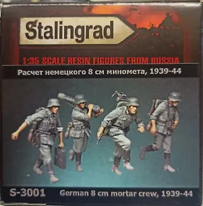 MODELLISMO - German 8cm mortar & crew 1939-44 - STALINGRAD S-3001 Scala 1/35 - Imagen 1 de 1