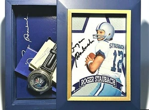 Vintage Fossil Roger Staubach Wrist Watch with Case, Limited Edition #1215/2500 - Picture 1 of 6