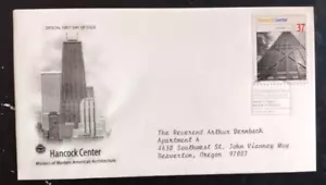 HANCOCK CENTER MODERN AMERICAN ARCHITECTURE   2005 PCS CACHET FDC - Picture 1 of 1