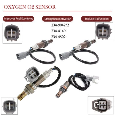 4x Sensor de oxígeno arriba+abajo para Toyota Highlander 2006-07 para Lexus RX400h 2006-08 Foto 1 de 4