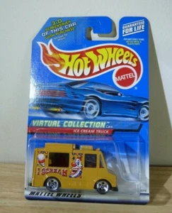 Mattel Hot Wheels Ice Cream Truck Virual Collection Collector 2000 #1447 Red NOC - Picture 1 of 3