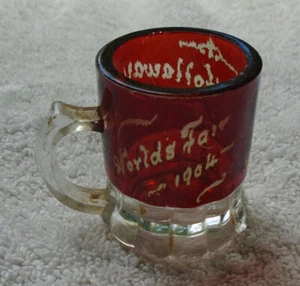 Vintage 1904 St.Louis Exposition Worlds Fair Mini Mug Souvenir - Ethel Hollaway - Picture 1 of 6