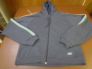 Reebok  Full Zip Jacket Sweatshirt Hoodie Blue    Youth Large  e7 - Picture 1 of 5