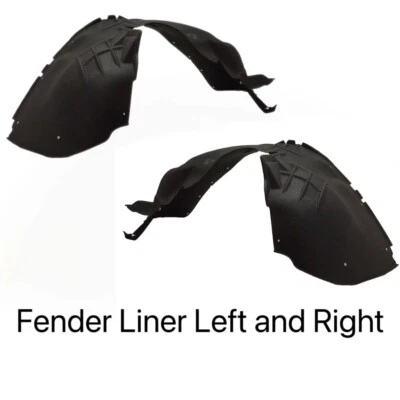 Front Fender Inner Panel For 2020-2023 GMC Acadia Black Left + Right Pair Foto 1 de 4