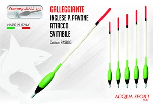 Galleggiante Inglese AQS STOMMI Penna Pavone PASB05 - Foto 1 di 4