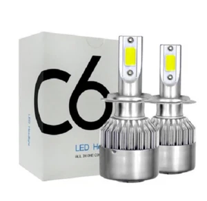 H7 H11 C6 LED Car Headlight Conversion Kit COB Bulbs 36W 6000K White High Light - Picture 1 of 4