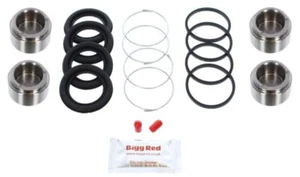 for PORSCHE 911 FRONT Brake Caliper Seal Rebuild Repair Kit +S/Steel Pistons - Picture 1 of 3