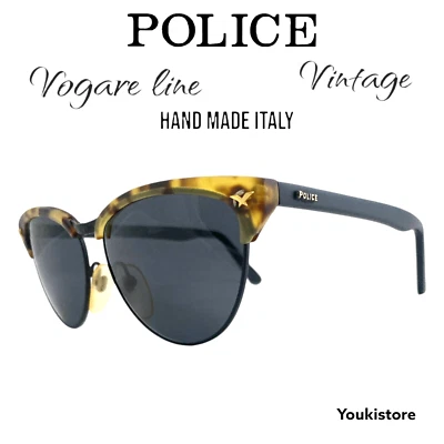 POLICE Vogart line occhiali da sole 1043Col 425 RARE VINTAGE 80s HAND Made ITALY - Imagen 1 de 4