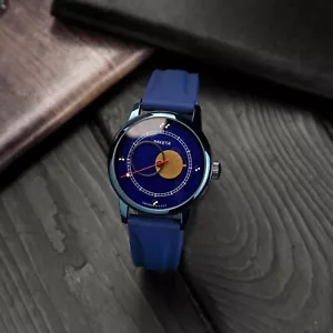 Rarissimo orologio sovietico meccanico vintage blu Raketa Copernicus anni 90, CASSA NUOVA - Foto 1 di 4