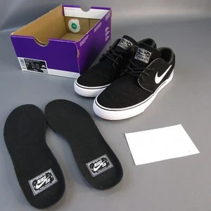 Scarpe skater Nike SB Zoom Janoski OGPlus da donna taglia 7 sneakers bianche e nere - Foto 1 di 14