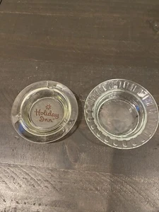 Vintage Holiday Inn Ashtray & Clear Ashtray - Picture 1 of 4