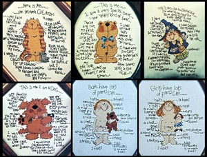 This Is Me...Adorable Pals: Bear Kids Dog Cat Fairy - Vintage Cross Stitch Book - Picture 1 of 2