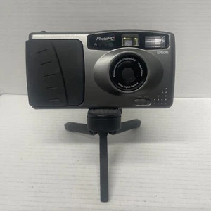 EPSON Photo PC PCDC001 Handheld Color Digital Camera Built in Flash With Tripod - Picture 1 of 4