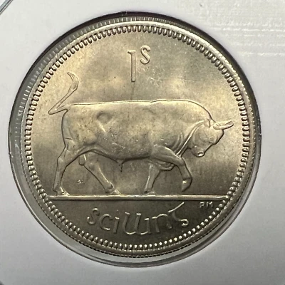 1963 IRELAND ONE SHILLING BRILLIANT UNCIRCULATED - Image 1 of 2