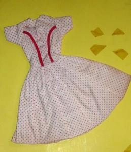 Vintage "Premier" Barbie/Bild Lilli NOS type polka dot dress Tagged HONG KONG - Picture 1 of 2