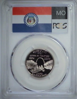 2003-S 25C State Quarter Missouri PCGS PR69 DCAM CLAD 24wrl0515 - Image 1 of 4