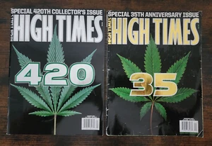 High Times Magazine 420th Collectors Issue 01/2011 & 35th Anniversary 11/2009 - Picture 1 of 11