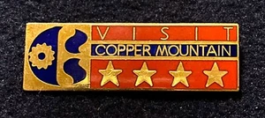 VISITA MONTAÑA COBRE Esquí Esquí Pin Insignia Colorado CO Travel Resort Solapa - Imagen 1 de 3