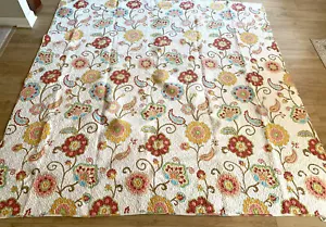 Levtex Full Queen Size Quilt Ashbury Spring Floral Paisley Cottage Farmhouse - Picture 1 of 9