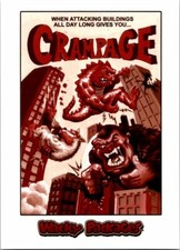 2018 Wacky Packages Go To The Movies Sepia Action #8 Crampage 