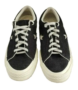 Converse Sneakers Size 7 Womens 5 Mens Black Polka Dot One Star Fashion 160619C - Picture 1 of 13