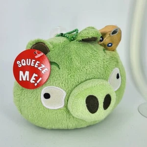 Angry Birds Squeeze Plush TOY MART EARLY 2010 King Pig 5" EXTREMLY RARE Untested - Picture 1 of 13