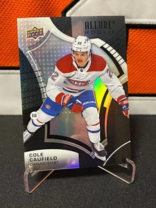 Cole Caufield # Montreal Canadiens # 2021-22 UD ALLURE BLACK RAINBOW RC #101 - Picture 1 of 3