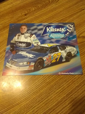 JOHNNY SAUTER KIMBERLY-CLARK 2004 NASCAR PROMO POSTCARD Cover