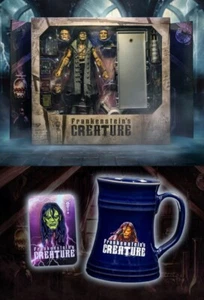 ✅️Four Horsemen Figura Obscura FRANKENSTEIN'S CREATURE figure, mug & pin SET ❗️ - Picture 1 of 7