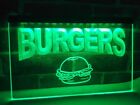 Burgers Cafe LED Neon Light Sign Led Light Sign home decor crafts