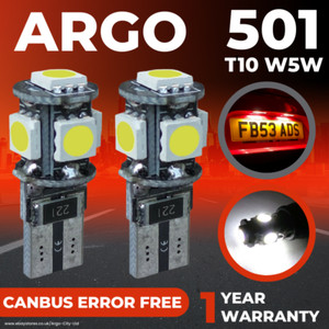 For Citroën C4 Grand Picasso LED 5SMD License Plate Light 2007-2018 White Bulbs