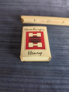 Hamburger Henry Streichholzschachtel. Vintage. Santa Monica, CA, Belmont Shore, CA - Bild 1 von 4