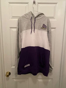 NWT James Madison University JMU Dukes Russell Gray Hoodie Sweatshirt Medium - Picture 1 of 4