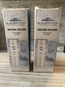GLACIER FRESH GF-XWF Refrigerator Ice & Water Filter 2 Pack - Brand New Sealed - Picture 1 of 4