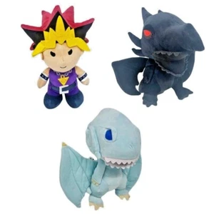 Yu-Gi-Oh! Plush Soft Toy Figures 28cm 11" Yugi Muto White Dragon Black Dragon - Picture 1 of 15