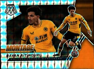 2021-22 Panini Mosaic Premier League Montage #6 Rayan Ait-Nouri Prizm - Picture 1 of 2