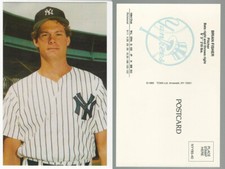 1985 TCMA Baseball, New York Yankees Postcard, Brian Fisher