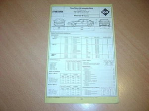 Fiche technique l'Expert automobile Mazda 323 Essence "1990" - Imagen 1 de 1