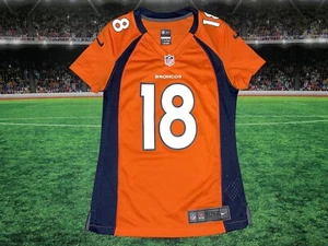 Peyton Manning #18 Denver Broncos Nike On Field Jersey Women's Sz XS Preowned - Picture 1 of 13