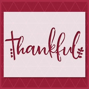 Thanksgiving Stencil – Fall, Harvest, Turkey, Pumpkin, Holiday, Rustic Decor - Picture 1 of 4