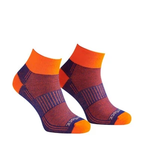 Wrightsock Coolmesh II Quarter Royal/Orange Socks L AU 8-11.5 Mens/9.5-11 Womens - Picture 1 of 4