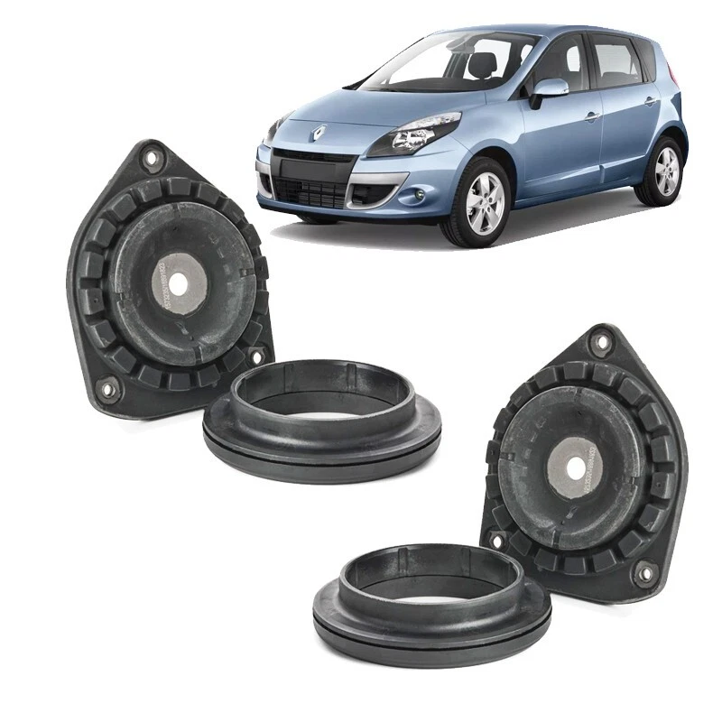 Kit 2 supporti anteriori + cuscinetti SCENIC MEGANE III 1.5 1.6 dCi 2008-2016 - Immagine 1 di 4