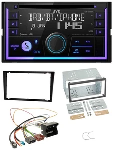 JVC MP3 USB 2DIN DAB Bluetooth CD Autoradio für Opel Combo C Omega B Corsa C ab - Bild 1 von 10