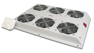 KIT 6 VENTOLE CON TERMOSTATO COLORE GRIGIO CHIARO PER ARMADI LINEA SERVER - Foto 1 di 1