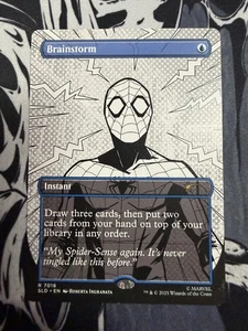 MTG Spider-Man BRAINSTORM 7016 SECRET LAIR DROP NONFOIL RARE Hit Magiccon 2025 - Picture 1 of 1