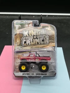 🔥🔥Greenlight Kings Of Crunch 1979 Ford F250 Super Monster Truck Red HW15🔥🔥 - Picture 1 of 2