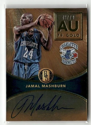 Panini Gold Standard AU Auto SP/79 2016-17 JAMAL MASHBURN #AU-JM Hornets Foto 1 de 2