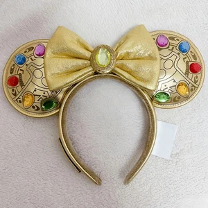 Disney- Resort Marvel Thanos Infinity Stones Loungefly Minnie Ears Bow Headband - Picture 1 of 7